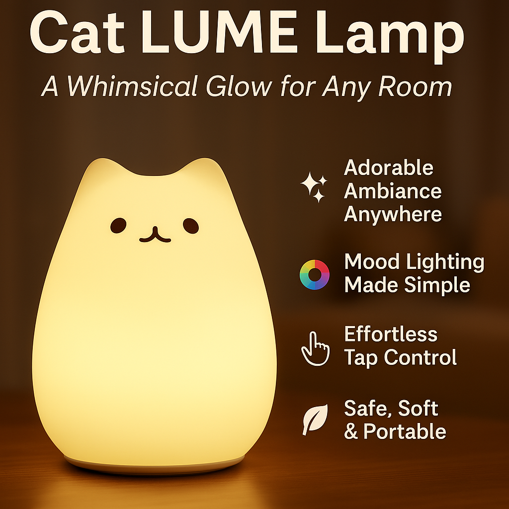 Cute Cat LUME Lamp - Lume